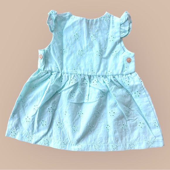 Newborn Eyelet Cotton Dress - Picture 1 of 3